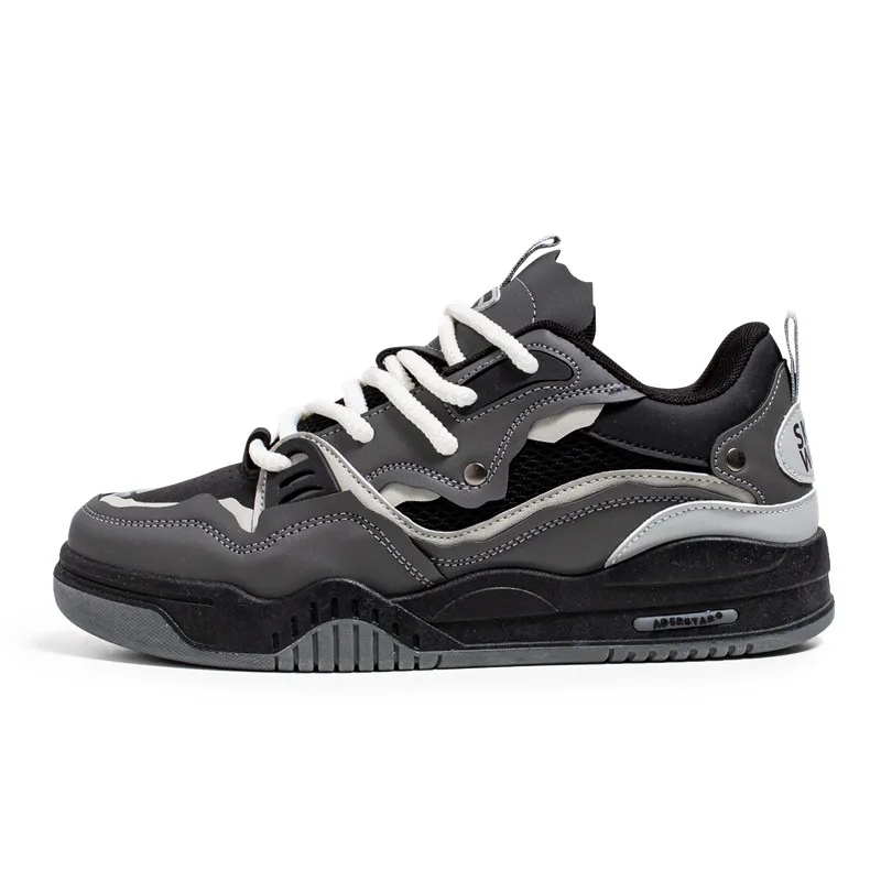 Men's Shoes Four Seasons of the New Style All Kinds of Students Retro Platform Leisure Sports Shoes