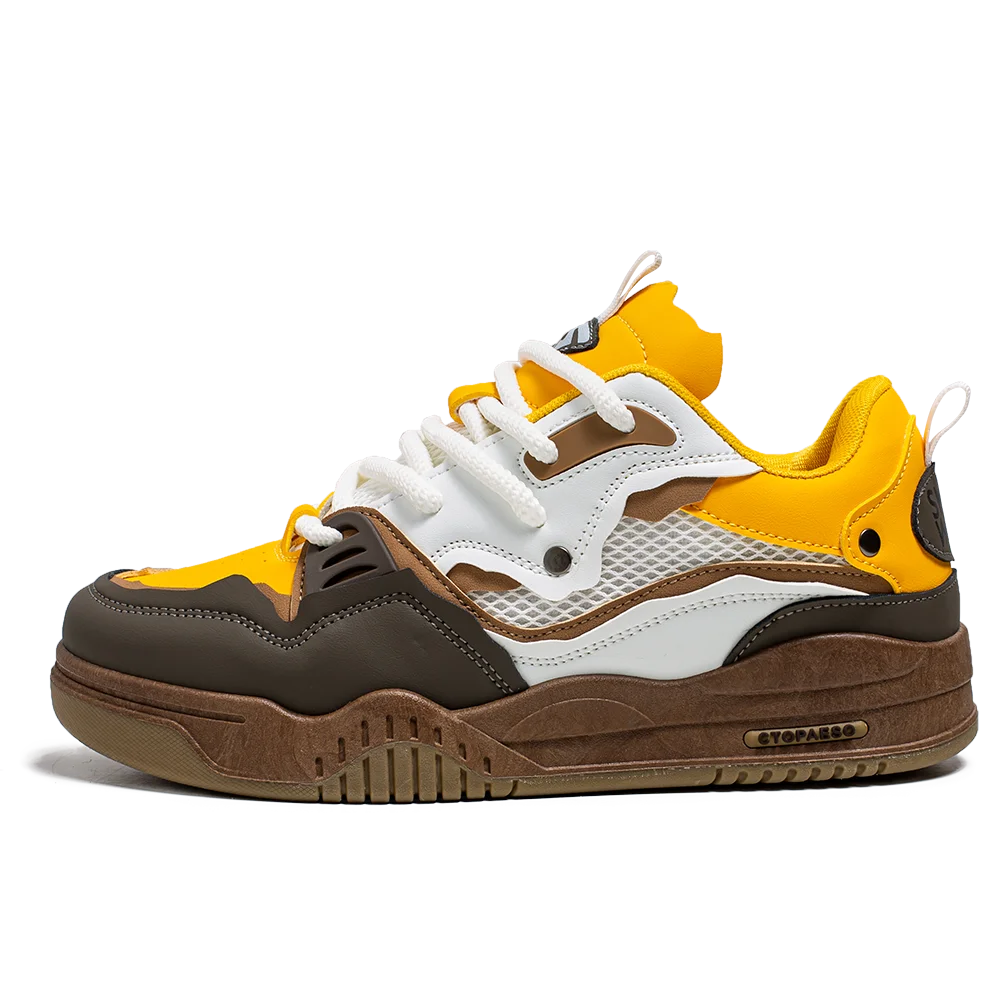 Men's Shoes Four Seasons of the New Style All Kinds of Students Retro Platform Leisure Sports Shoes