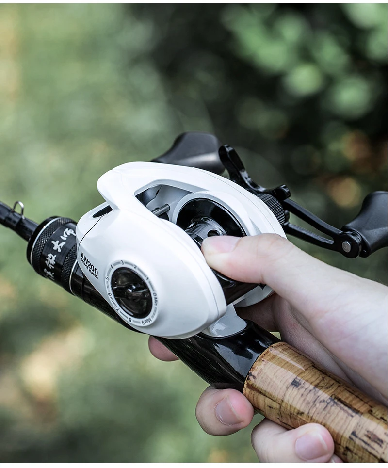 BILLINGS Baitcasting Reel 8KG Max Drag 6.3:1 Gear Ratio Magnetic Brake System Baitcaster Fishing Reel, Freshwater & Saltwater Casting Reel for Fishing