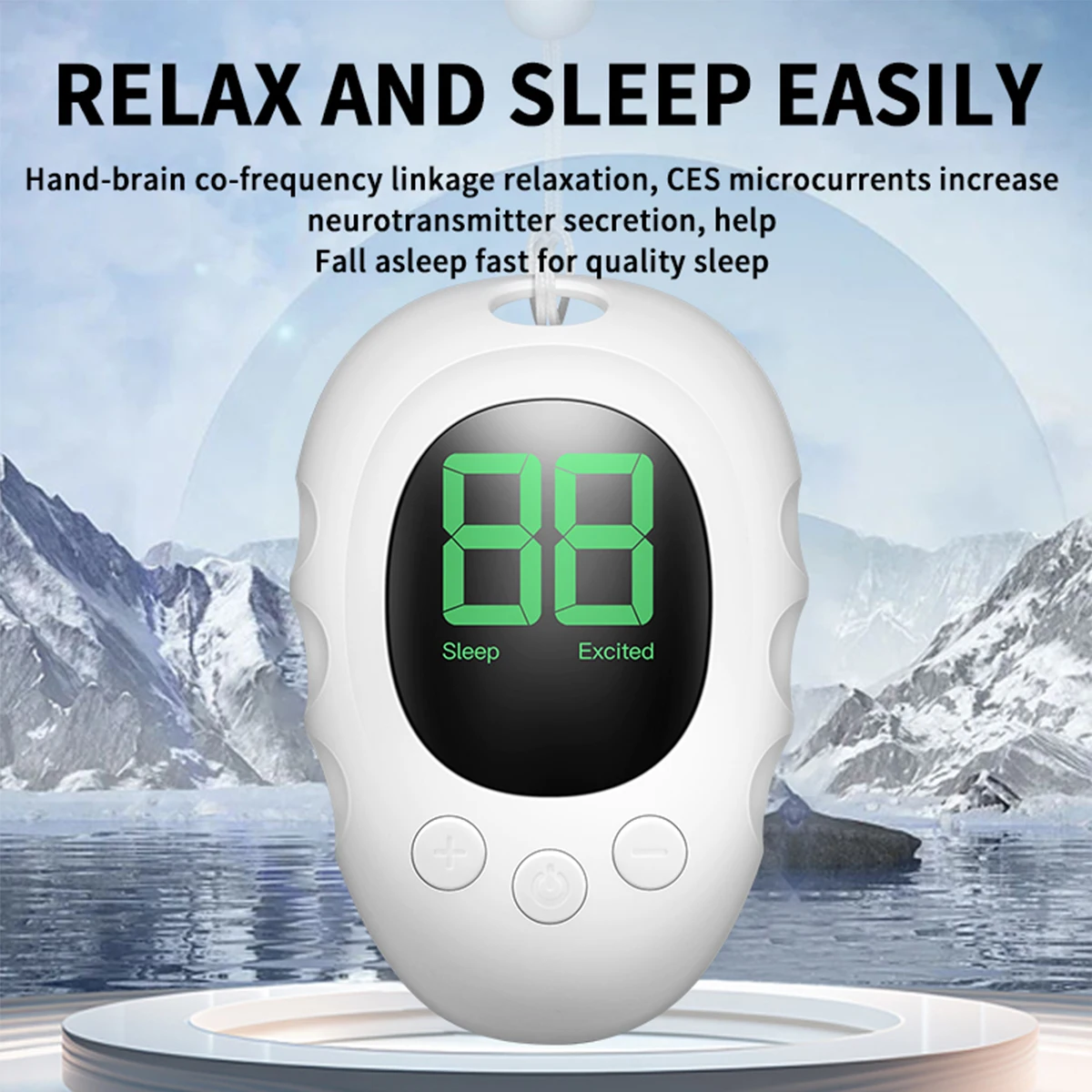 Cloud Prime andheld Sleep Aid Device Relieve Insomnia Instrument Help Sleep Night Anxiety Therapy Relaxatio Pressure Relief Sleep Device For Christmas And New Year Gifts