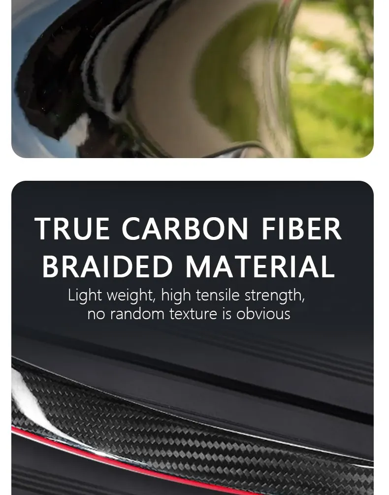 Real Carbon Fiber Spoiler for Tesla Mode Y 2024 - 2020 Accessories Car Rear Trunk Tail Wing Original Spoiler Modification Parts