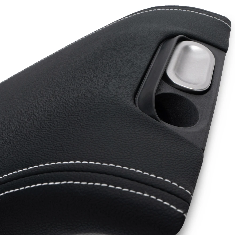 Center Console Arm Rest Lid Cover Fit for 2009-2014 Ford F150 Black 9L3Z-1506024-Cc(Black)