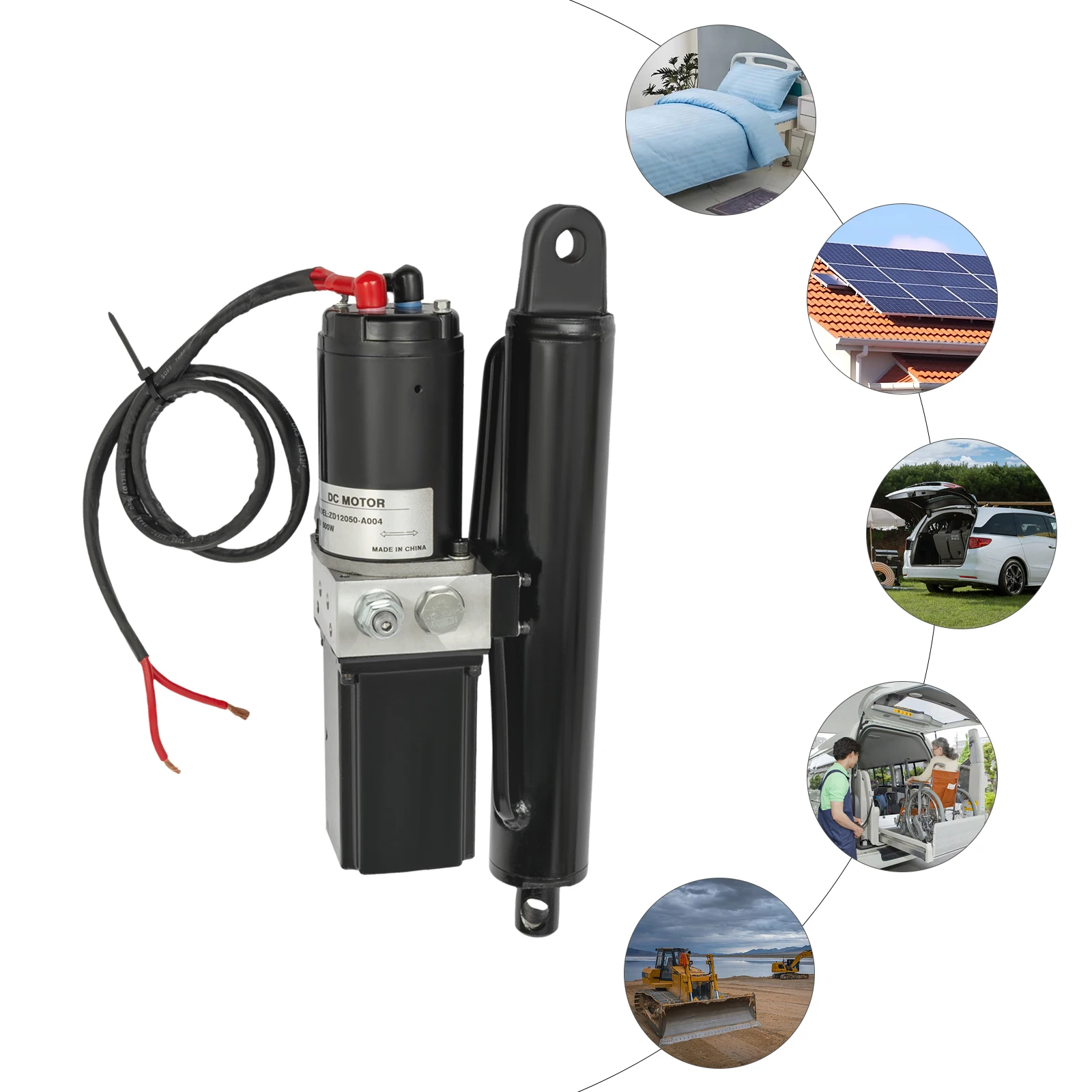 800W Electric Hydraulic Actuator DC12V 0.65CC for Electric Power, Machinery, Metallurgy, Mining, Petroleum, Chemical Industry
