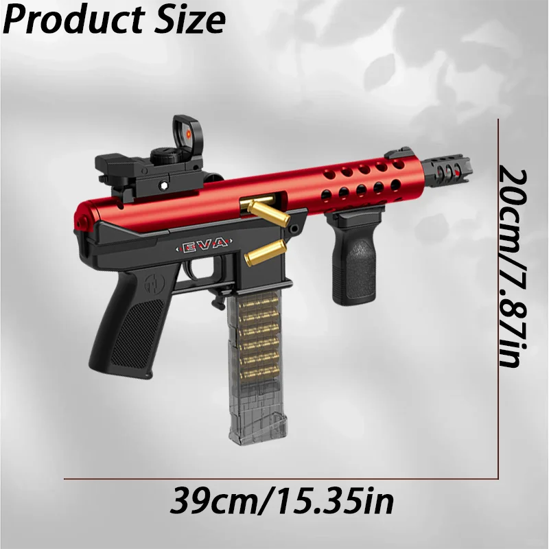 Professional-grade large gun, powerful output without lag, durable and tough materials, suitable for outdoor training and play,