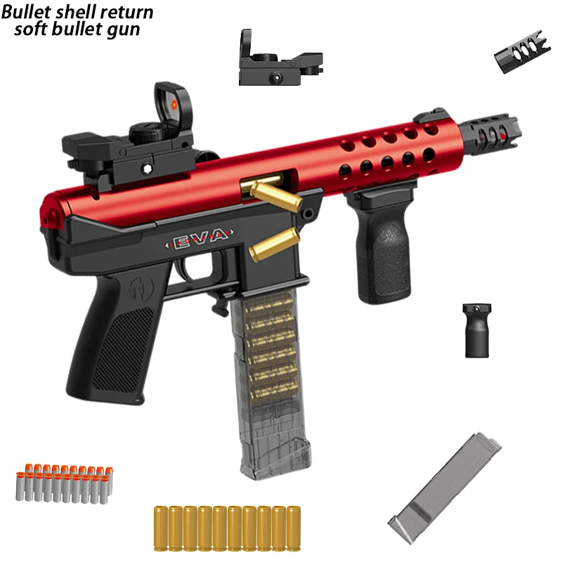 Professional-grade large gun, powerful output without lag, durable and tough materials, suitable for outdoor training and play,