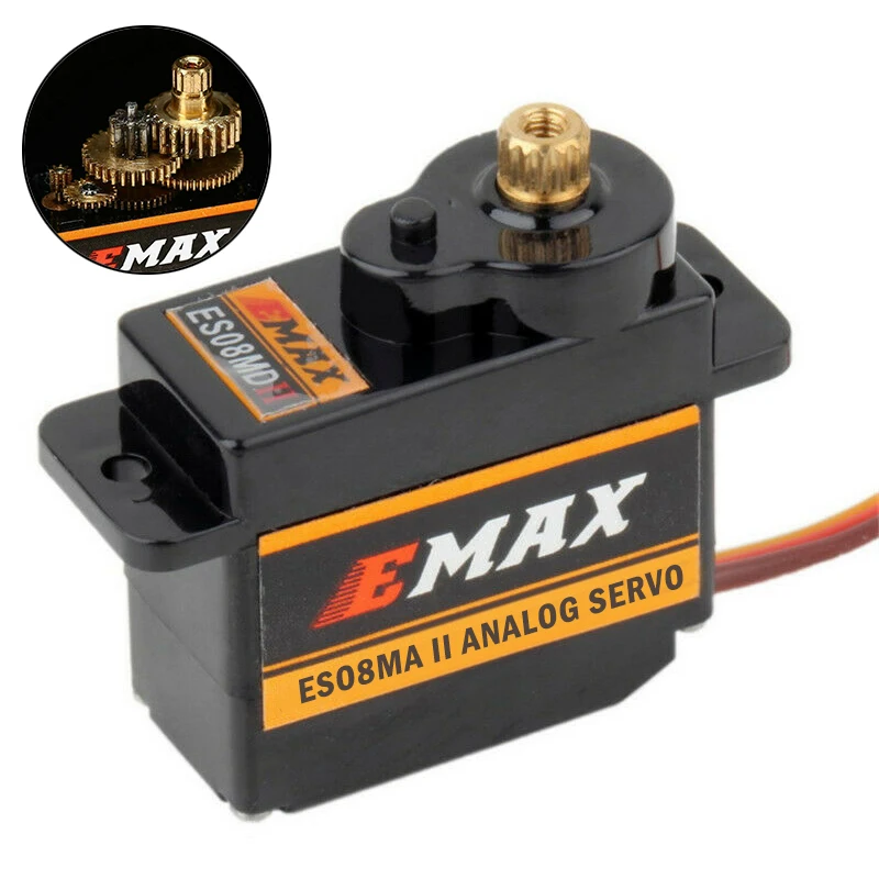 12g ES08MAII ES08MA Metal GEAR Digital Micro Servo For Car Boat Helicopter Airplane Rc Robot