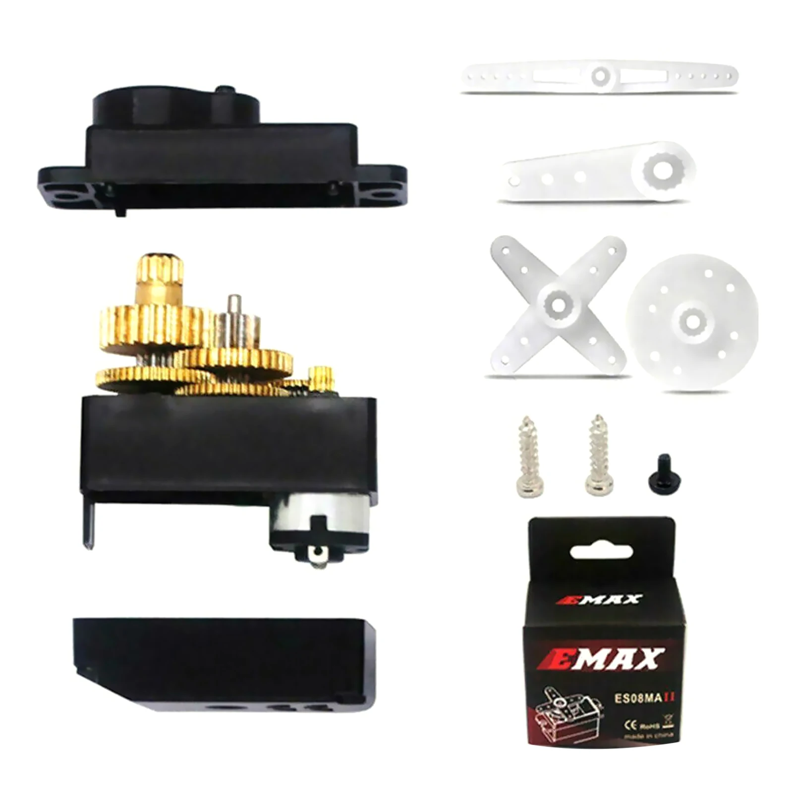 12g ES08MAII ES08MA Metal GEAR Digital Micro Servo For Car Boat Helicopter Airplane Rc Robot