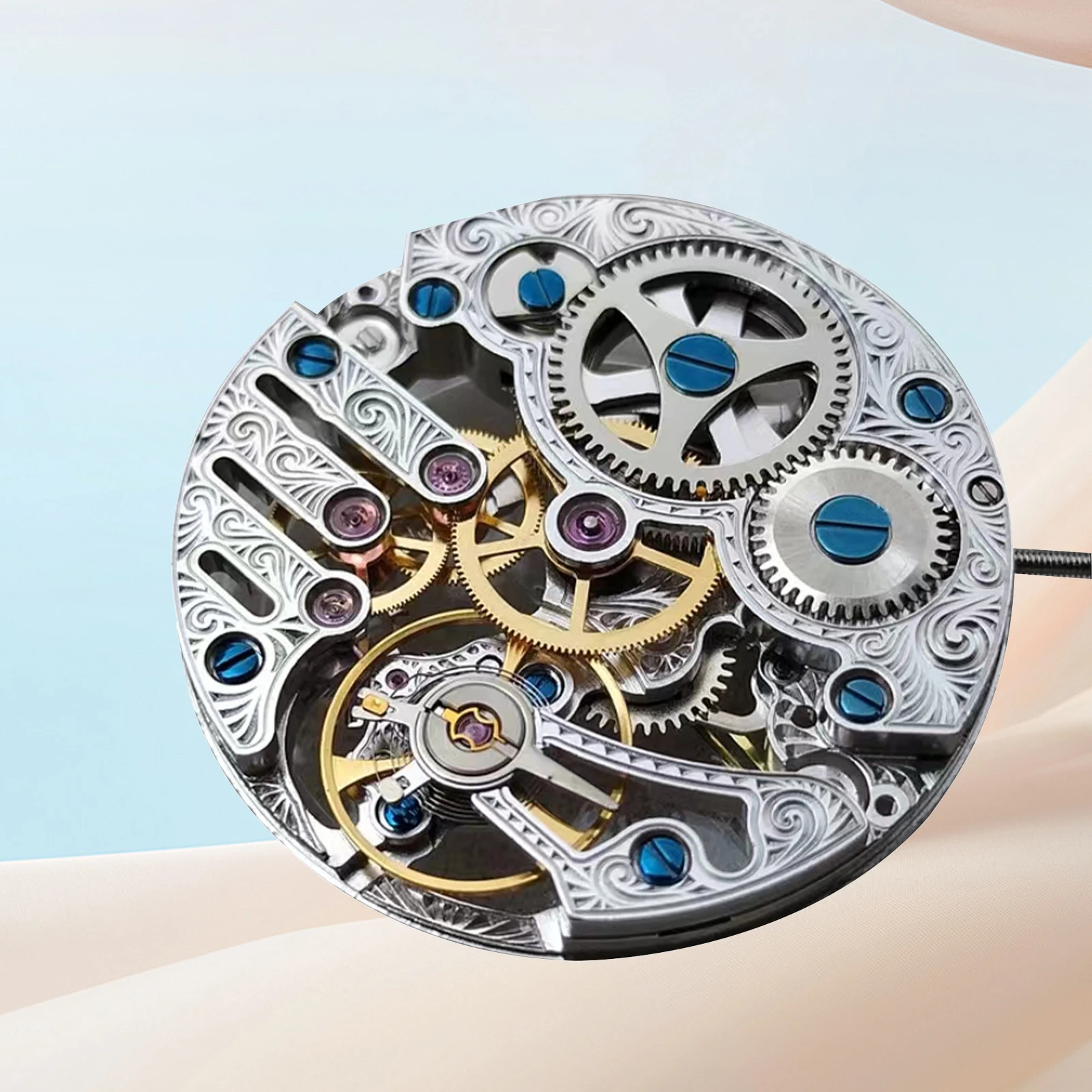 Hand Wind Movement For Seagull ST3620K 21600bph 17 Jewelry Skeleton Manual Watch Movement for ETA 6498 Watch Maintenance Parts