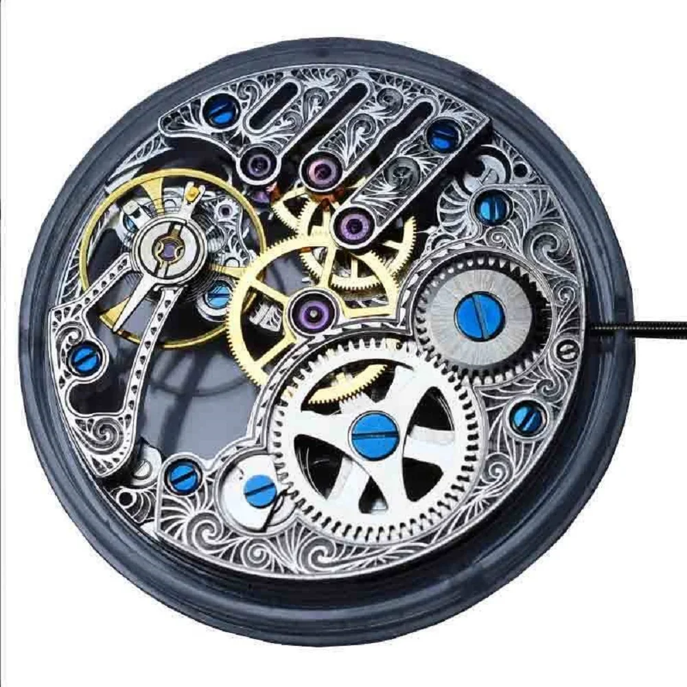 Hand Wind Movement For Seagull ST3620K 21600bph 17 Jewelry Skeleton Manual Watch Movement for ETA 6498 Watch Maintenance Parts