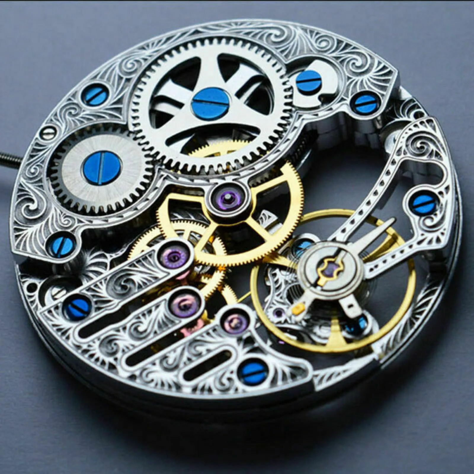 Hand Wind Movement For Seagull ST3620K 21600bph 17 Jewelry Skeleton Manual Watch Movement for ETA 6498 Watch Maintenance Parts