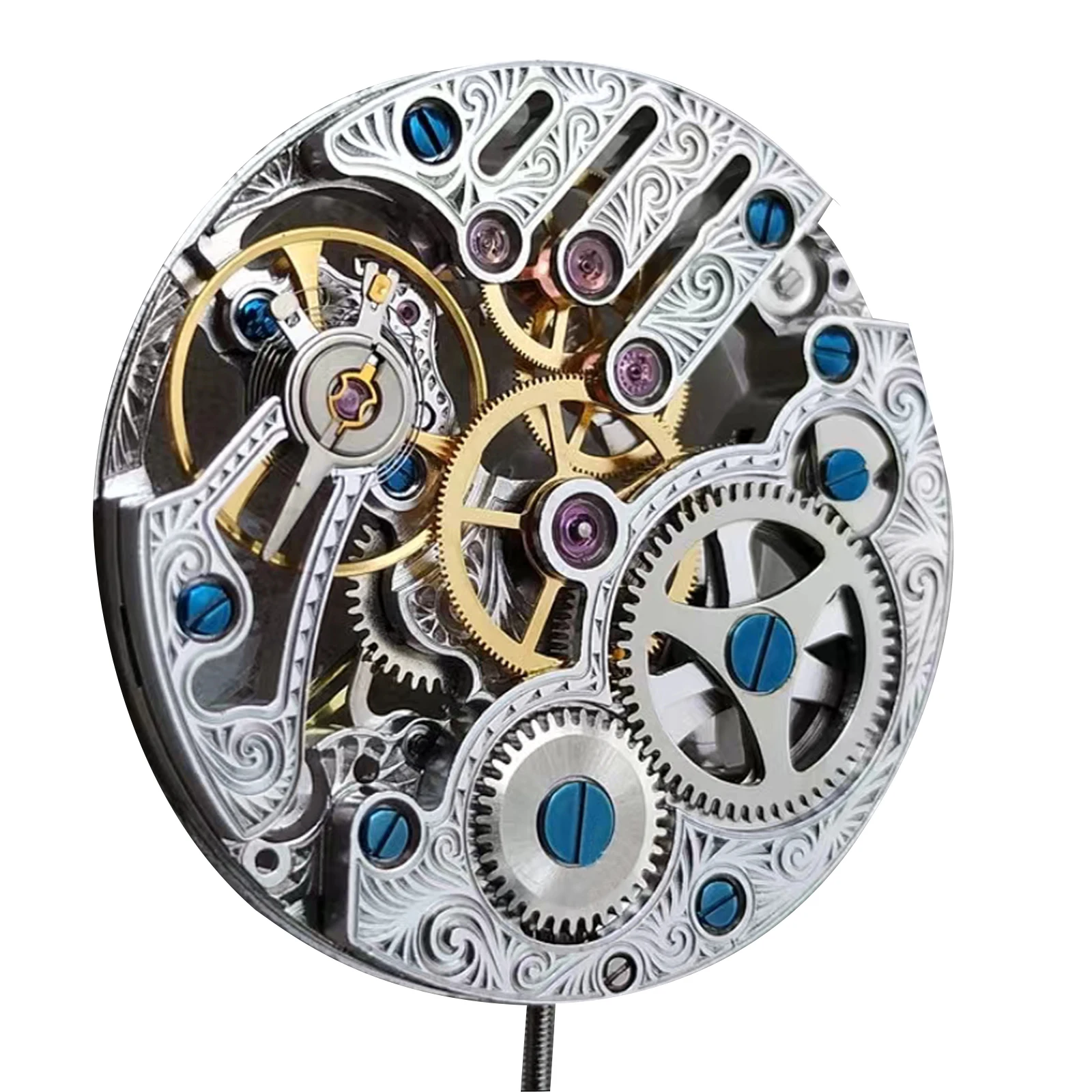 Hand Wind Movement For Seagull ST3620K 21600bph 17 Jewelry Skeleton Manual Watch Movement for ETA 6498 Watch Maintenance Parts