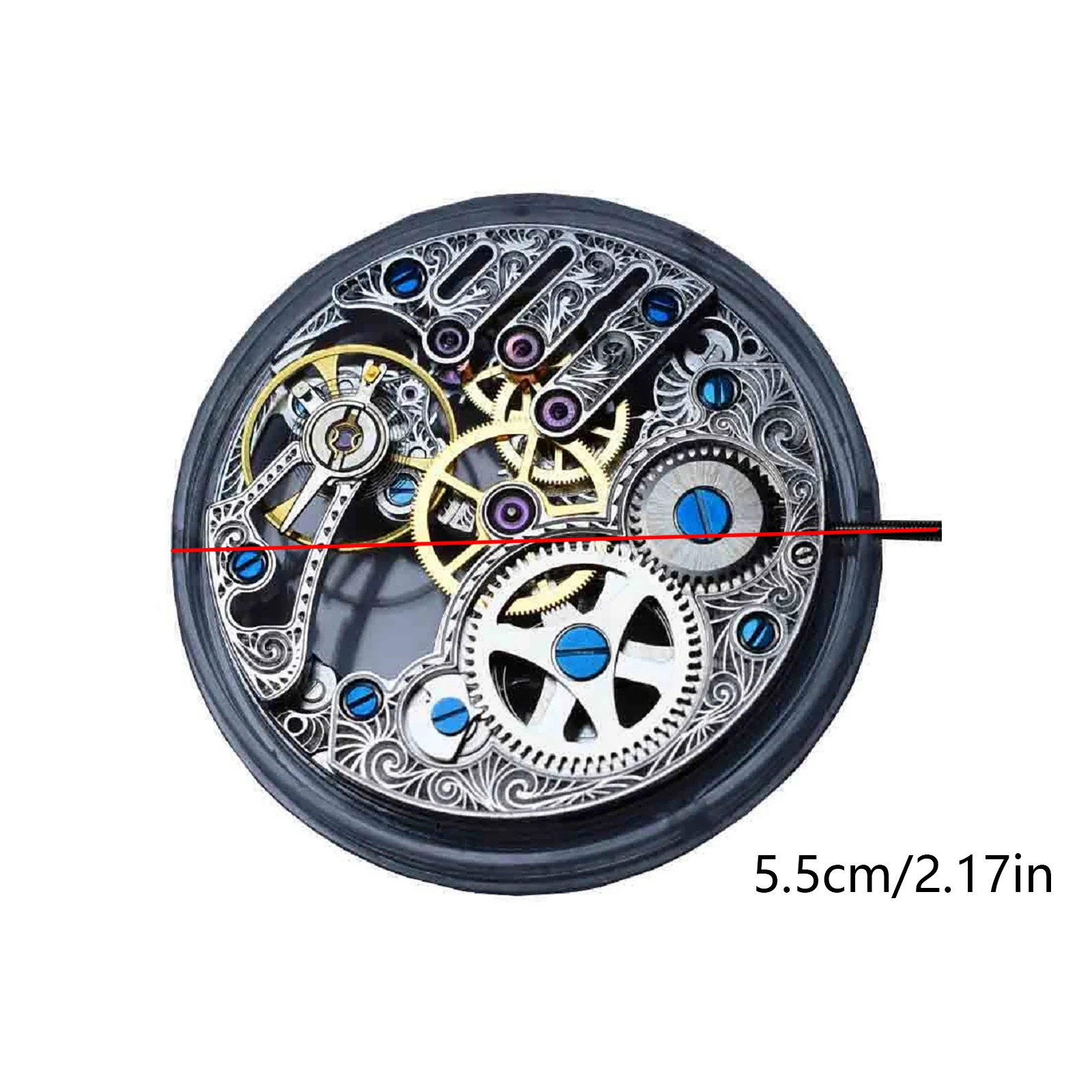 Hand Wind Movement For Seagull ST3620K 21600bph 17 Jewelry Skeleton Manual Watch Movement for ETA 6498 Watch Maintenance Parts