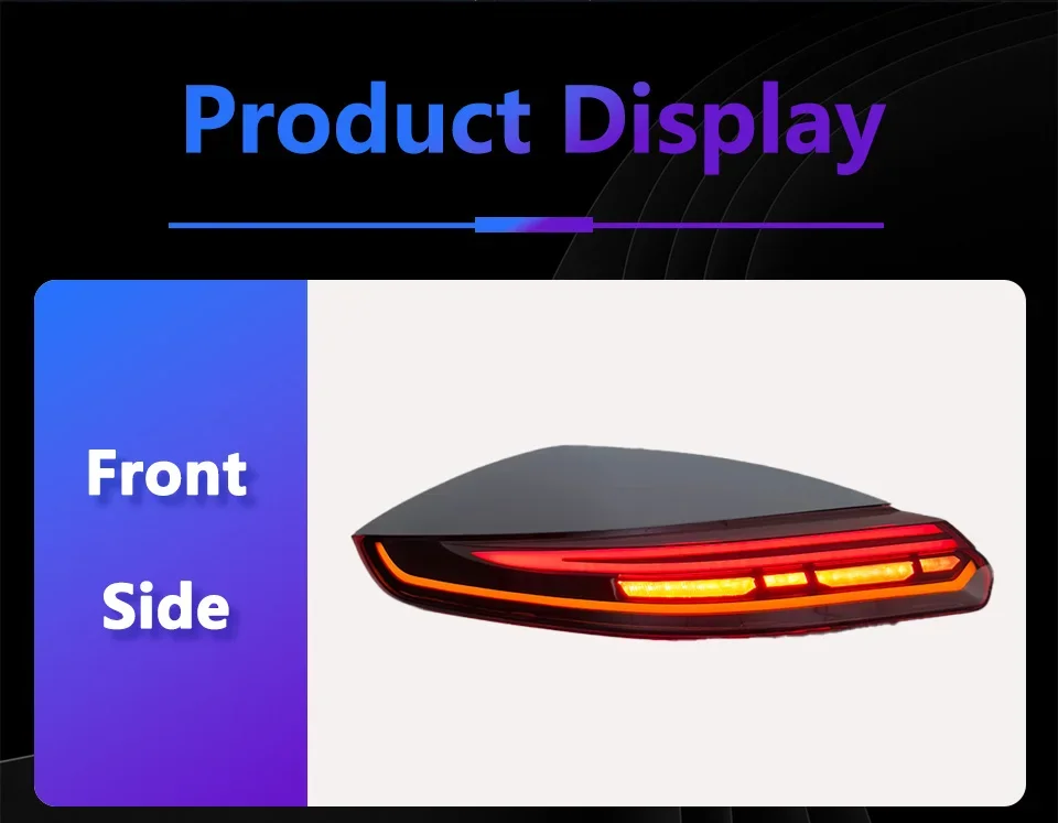 For Porsche Panamera 970 2010-2016 Led Auto Taillights Assembly Upgrade Startup Effect Dynamic through Taillights Accessories