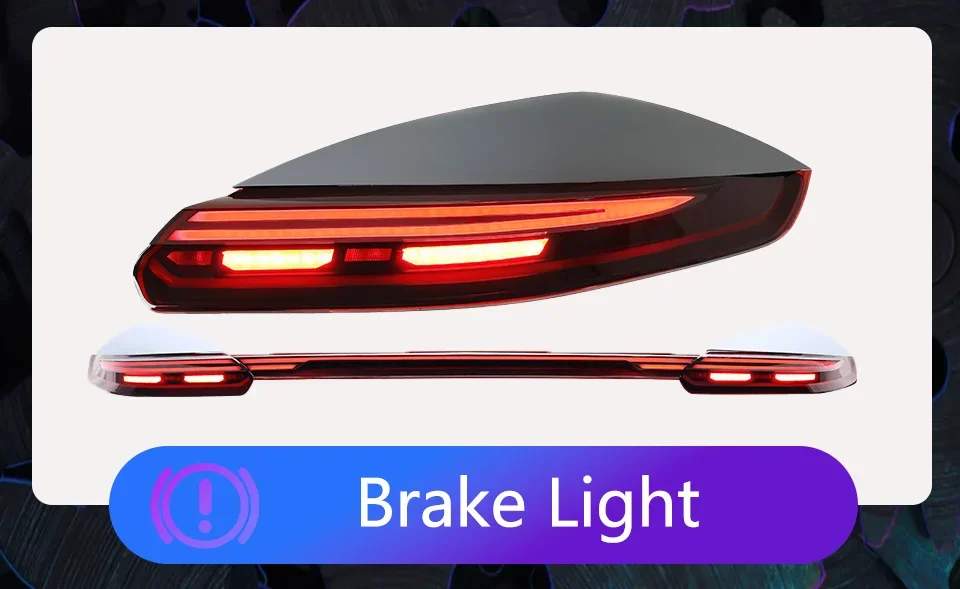 For Porsche Panamera 970 2010-2016 Led Auto Taillights Assembly Upgrade Startup Effect Dynamic through Taillights Accessories