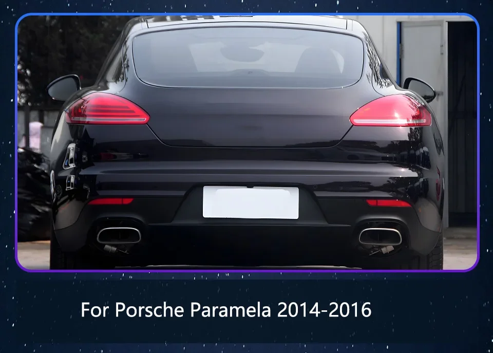 For Porsche Panamera 970 2010-2016 Led Auto Taillights Assembly Upgrade Startup Effect Dynamic through Taillights Accessories
