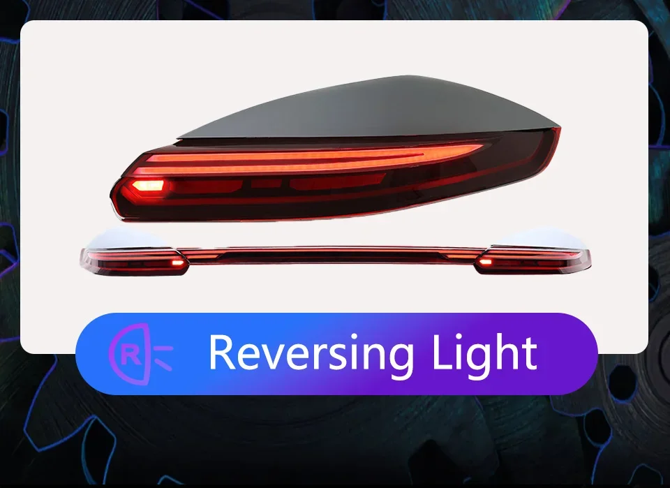 For Porsche Panamera 970 2010-2016 Led Auto Taillights Assembly Upgrade Startup Effect Dynamic through Taillights Accessories