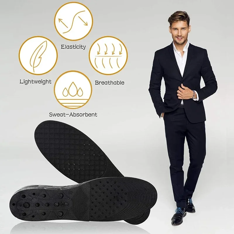 1Pair Height Increase Insole for Feet 3cm 5cm 7cm 9cm Variable Height Shoes Insoles Men Women Air Shock Absorbing Shoe Pads