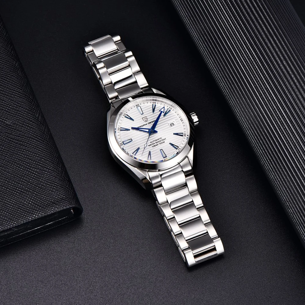PAGANI DESIGN 40MM A150 Men's Watches Luxury Automatic Watch For Men Mechanical WristWatch Stainless Steel Sapphire Glass