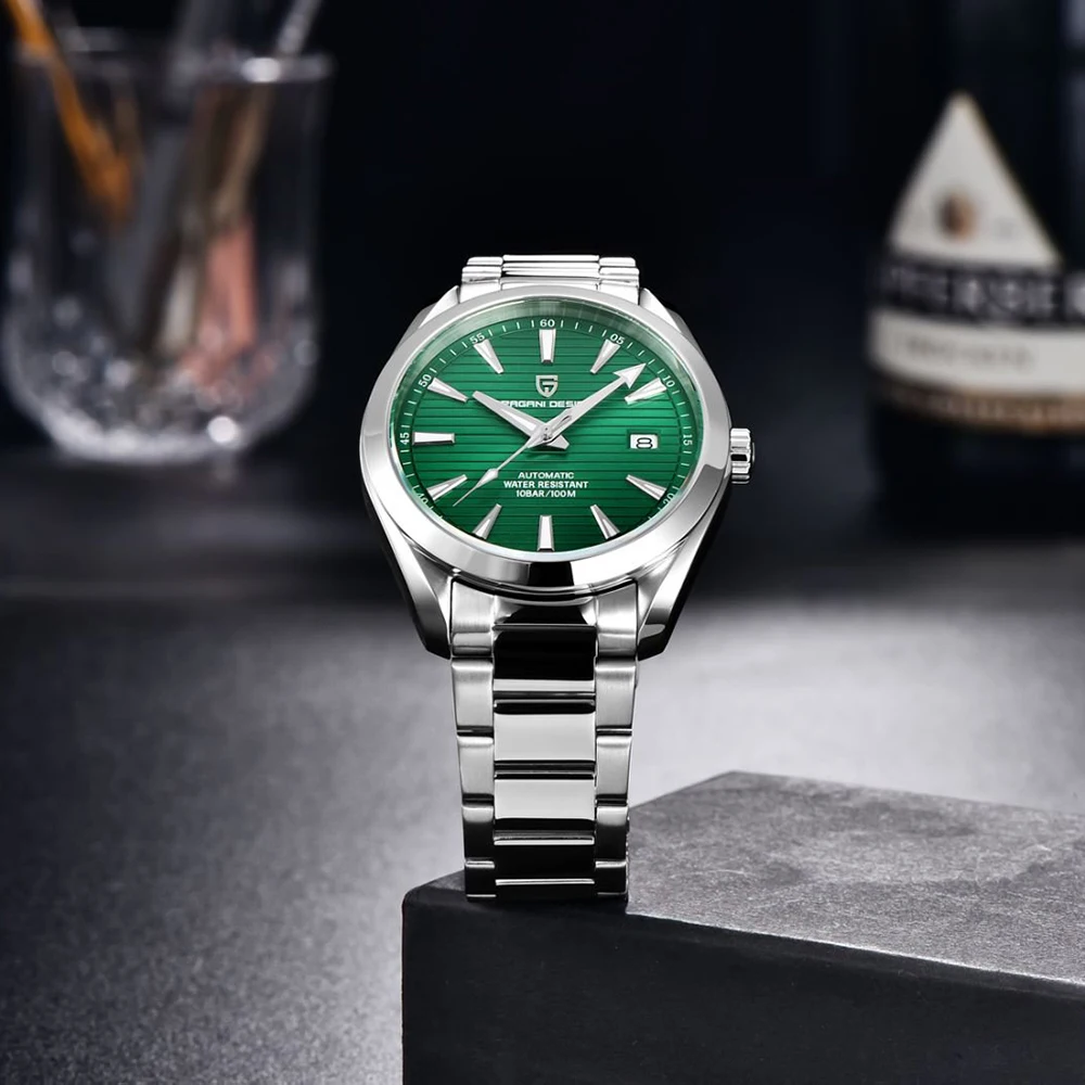 PAGANI DESIGN 40MM A150 Men's Watches Luxury Automatic Watch For Men Mechanical WristWatch Stainless Steel Sapphire Glass