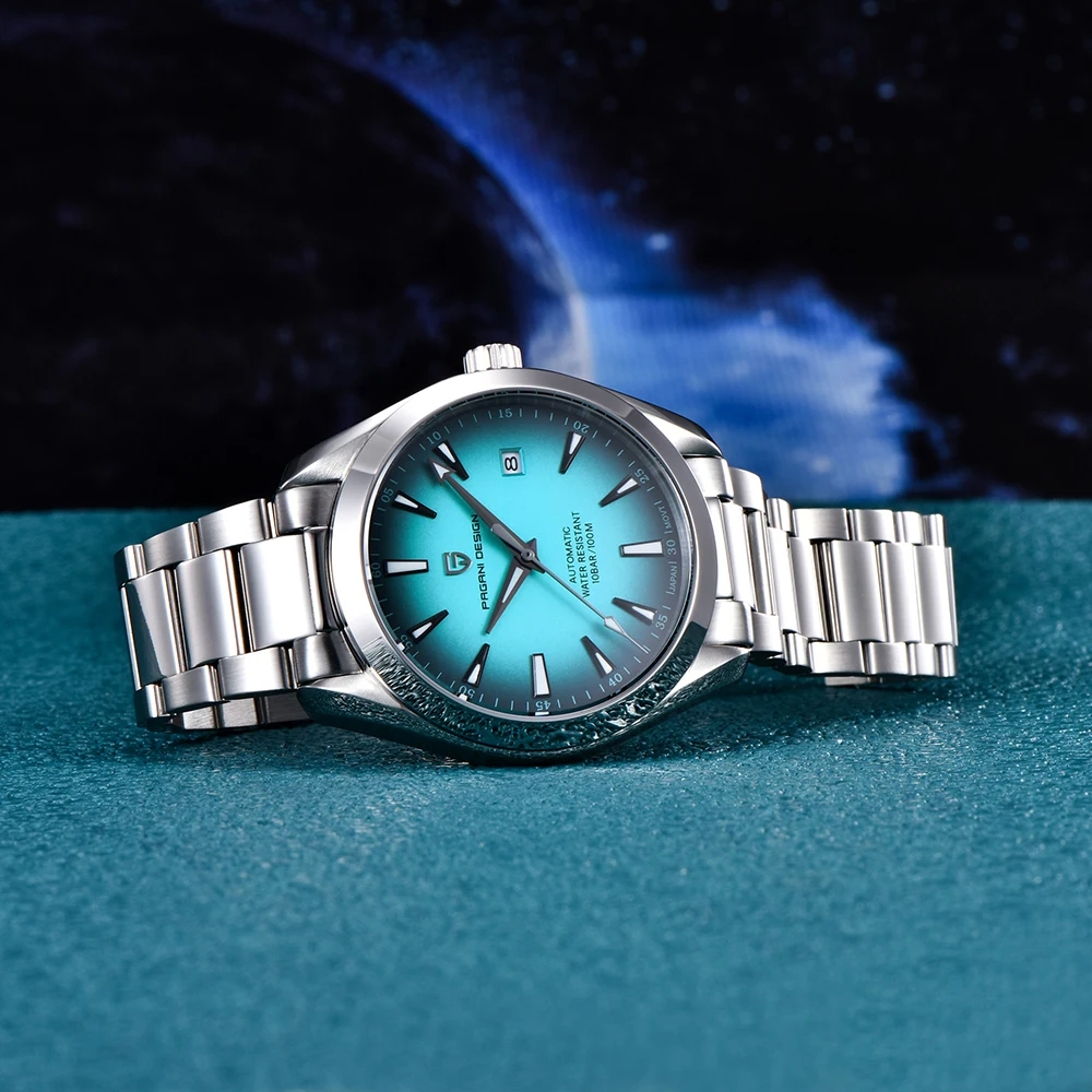 PAGANI DESIGN 40MM A150 Men's Watches Luxury Automatic Watch For Men Mechanical WristWatch Stainless Steel Sapphire Glass