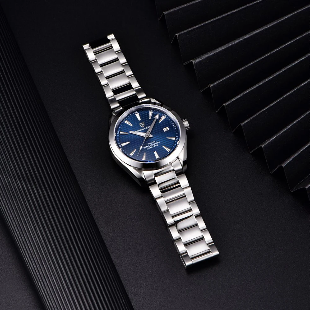 PAGANI DESIGN 40MM A150 Men's Watches Luxury Automatic Watch For Men Mechanical WristWatch Stainless Steel Sapphire Glass