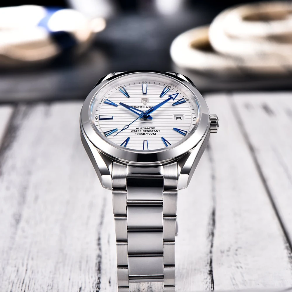 PAGANI DESIGN 40MM A150 Men's Watches Luxury Automatic Watch For Men Mechanical WristWatch Stainless Steel Sapphire Glass