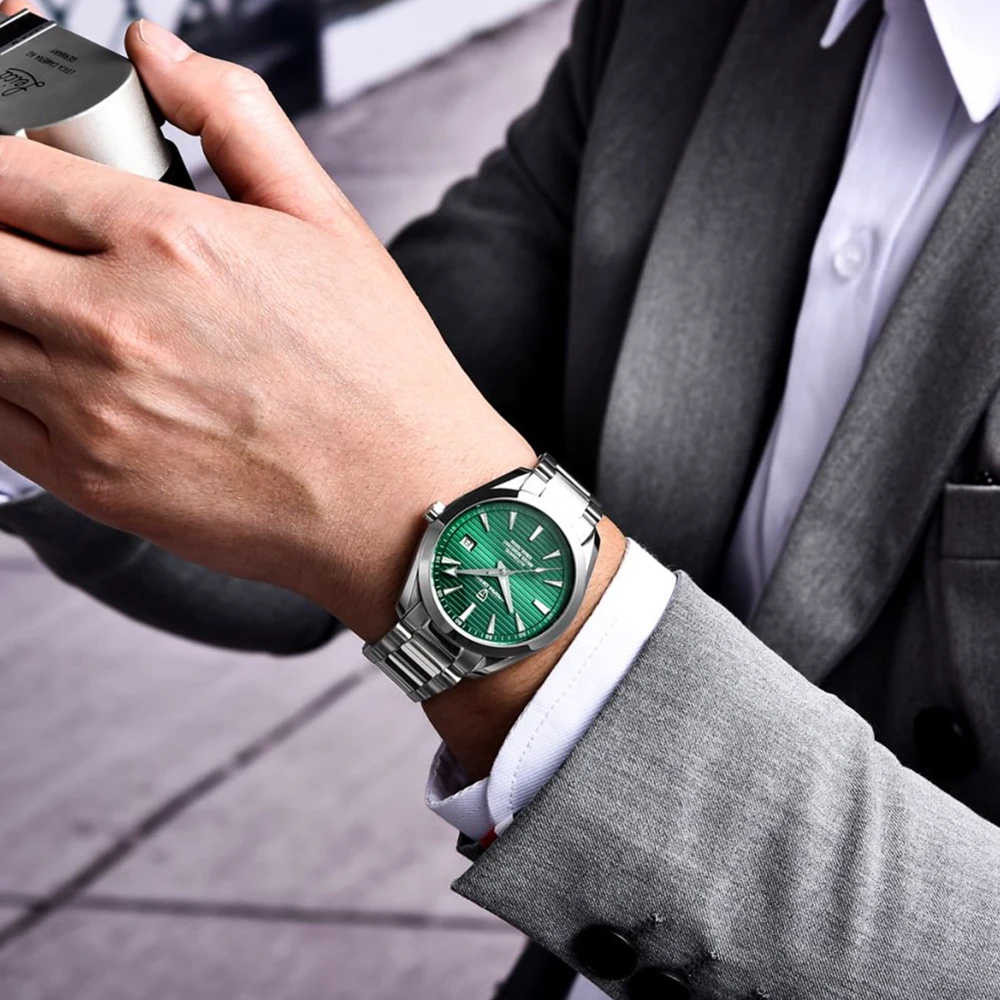 PAGANI DESIGN 40MM A150 Men's Watches Luxury Automatic Watch For Men Mechanical WristWatch Stainless Steel Sapphire Glass