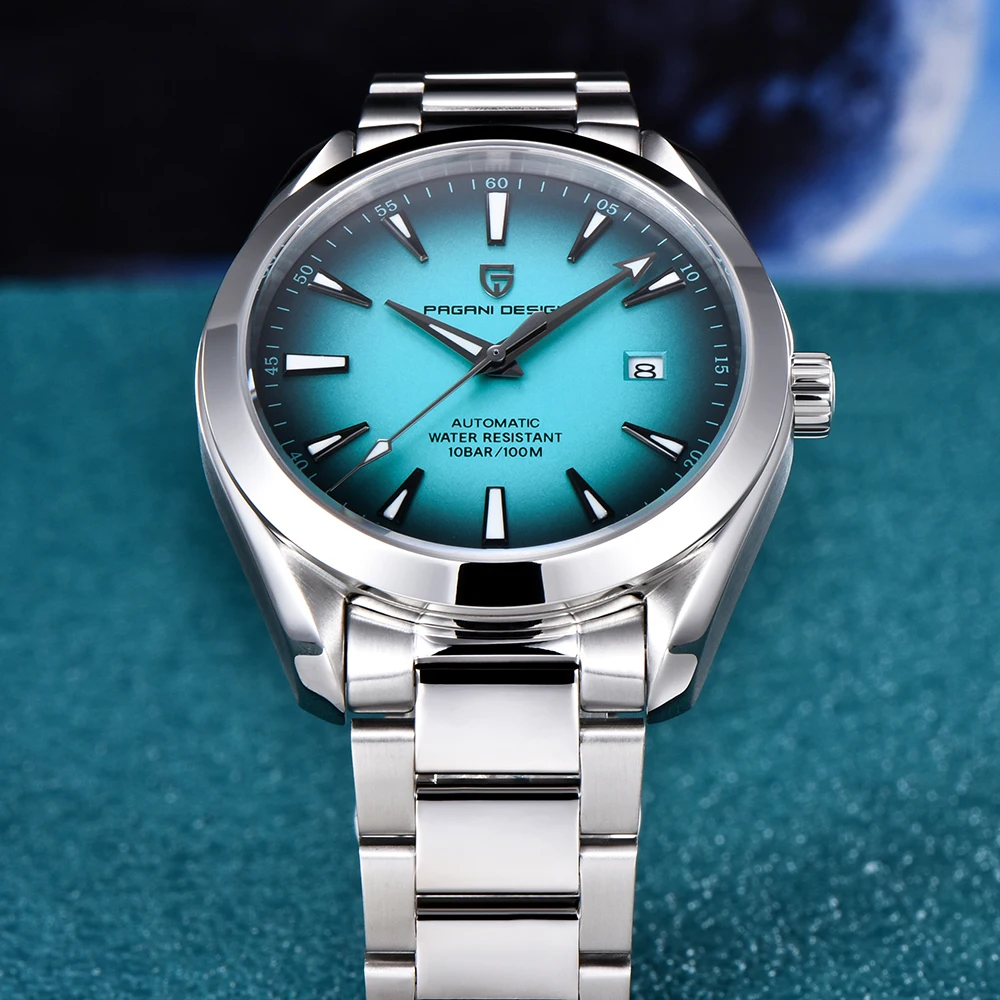 PAGANI DESIGN 40MM A150 Men's Watches Luxury Automatic Watch For Men Mechanical WristWatch Stainless Steel Sapphire Glass