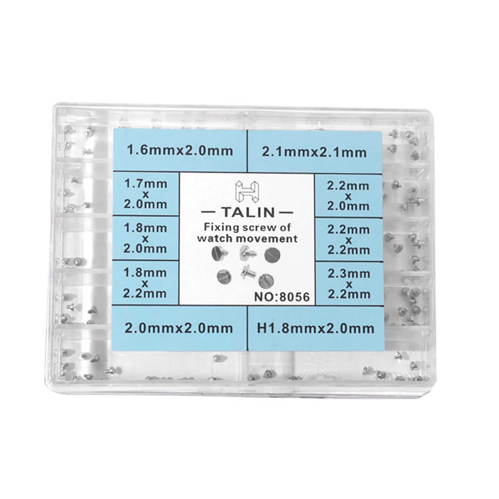 For NH35 10-Size Fixing Screw Watch Movement Assortment for NH35 ETA 2836 2824-2 8200 Movement Mix Size Screw Repair Parts