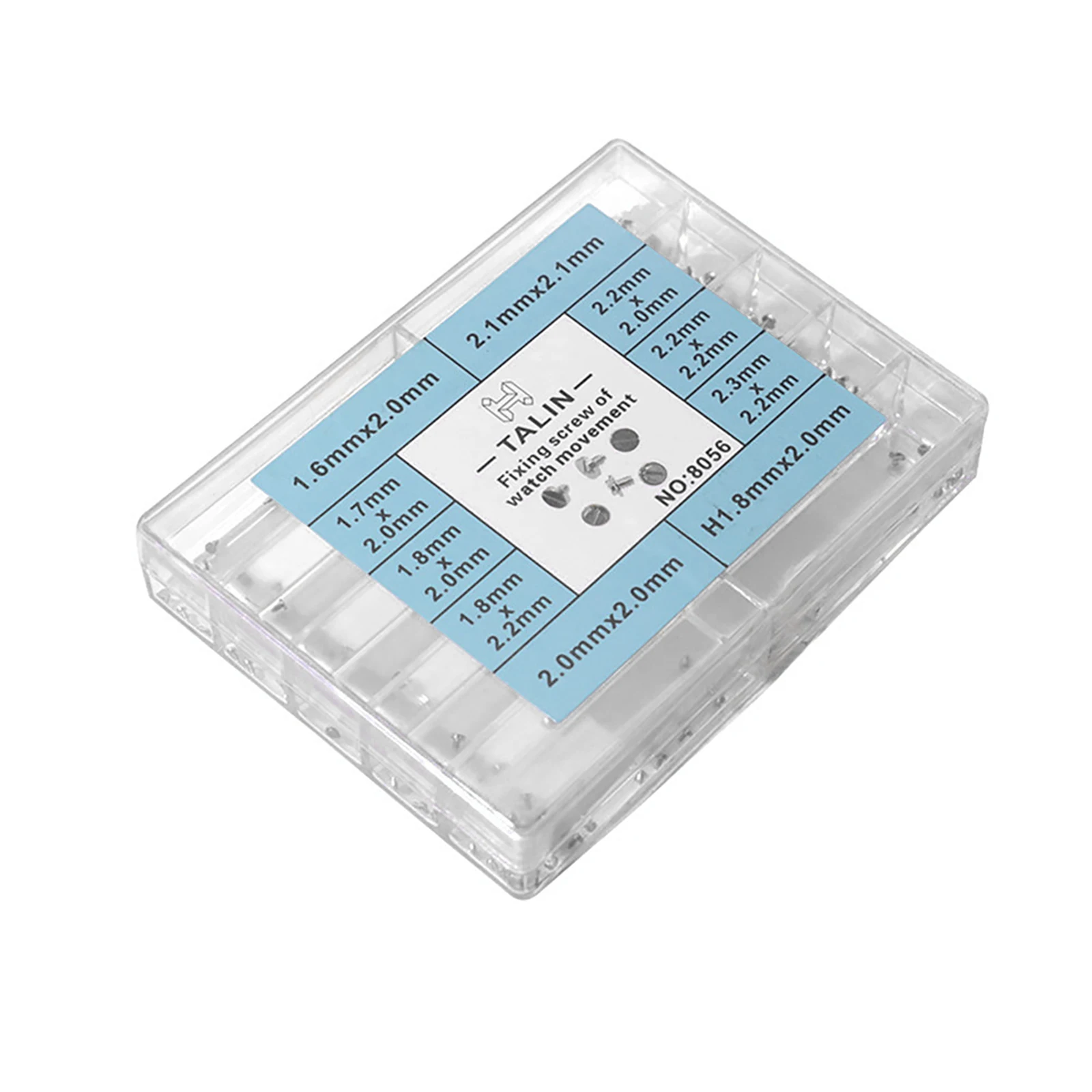 For NH35 10-Size Fixing Screw Watch Movement Assortment for NH35 ETA 2836 2824-2 8200 Movement Mix Size Screw Repair Parts