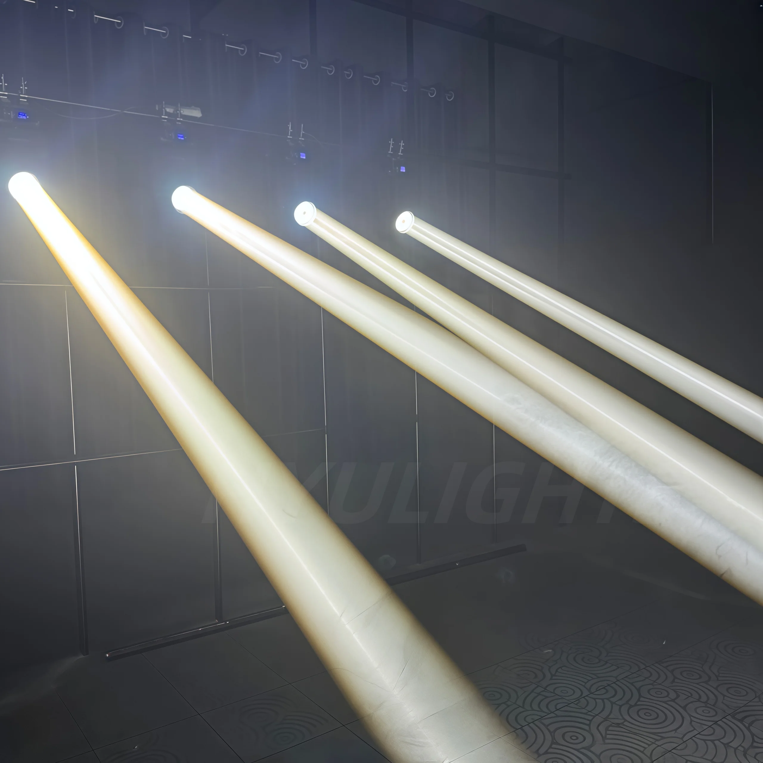 2X 300W Mini BEAM With Halo Effect Moving Head Light 14R Beam Wah Zoom Sharpy 19 Channels 48 Rotating Prisms DMX Stage DJ Lights
