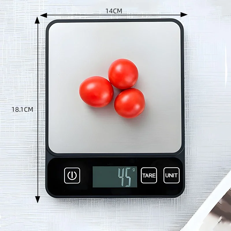 10kg Kitchen Scale LCD Digital Display Electronic Table Scale Baking Gram Weight Scales For Personal Healthy Diet Food Scale