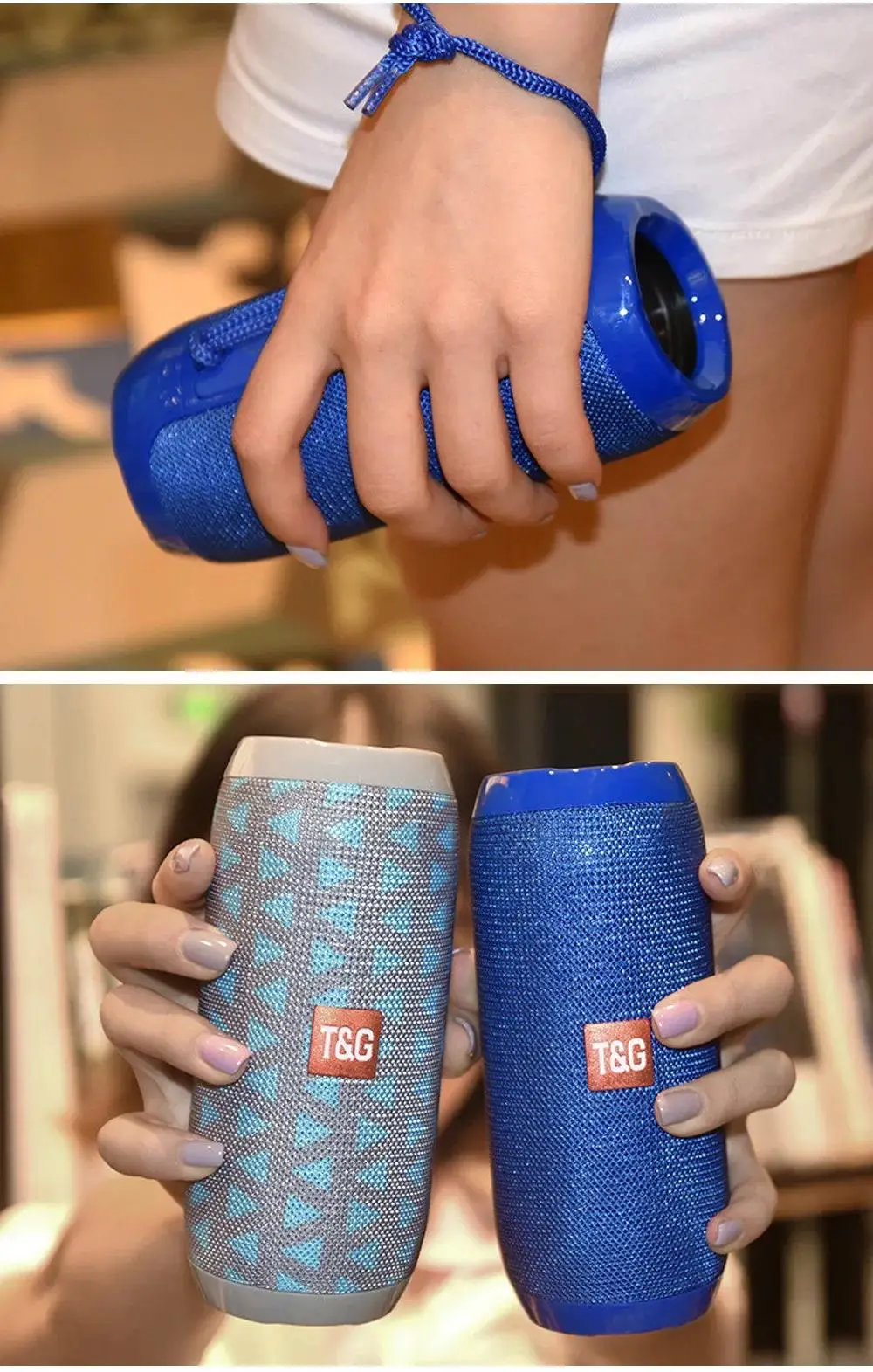 Portable Bluetooth Speaker TG117, with Subwoofer, Supports Memory Card, USB Music Player, Suitable for Outdoor, Home, and Gift
