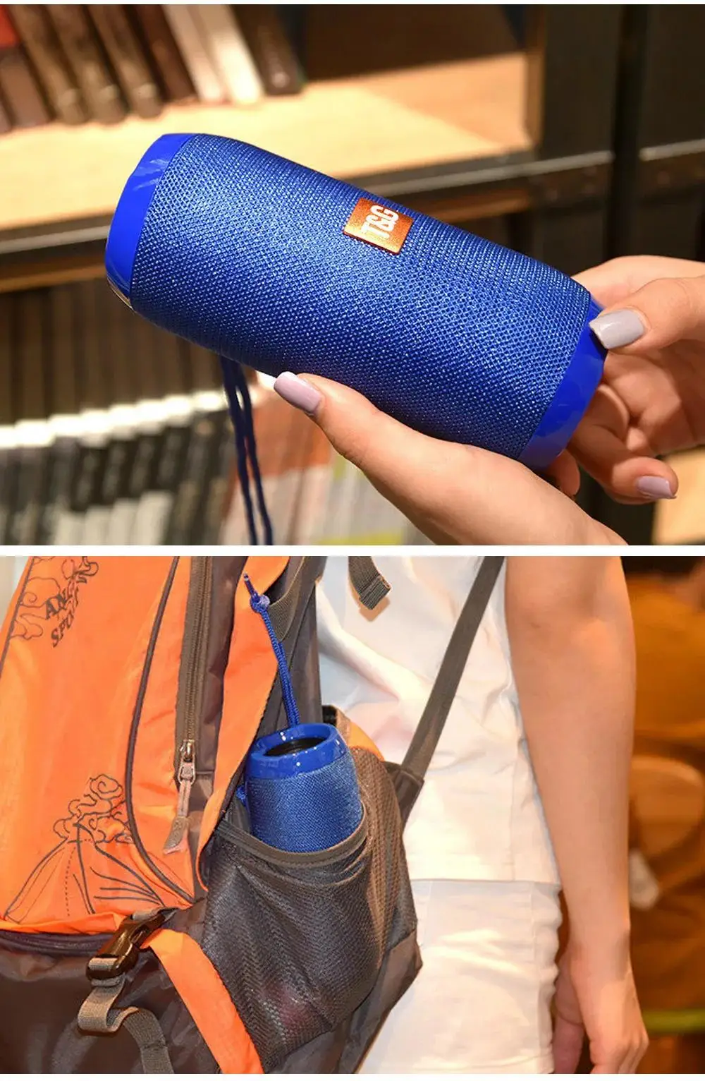 Portable Bluetooth Speaker TG117, with Subwoofer, Supports Memory Card, USB Music Player, Suitable for Outdoor, Home, and Gift