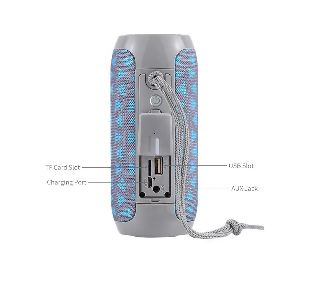 Portable Bluetooth Speaker TG117, with Subwoofer, Supports Memory Card, USB Music Player, Suitable for Outdoor, Home, and Gift