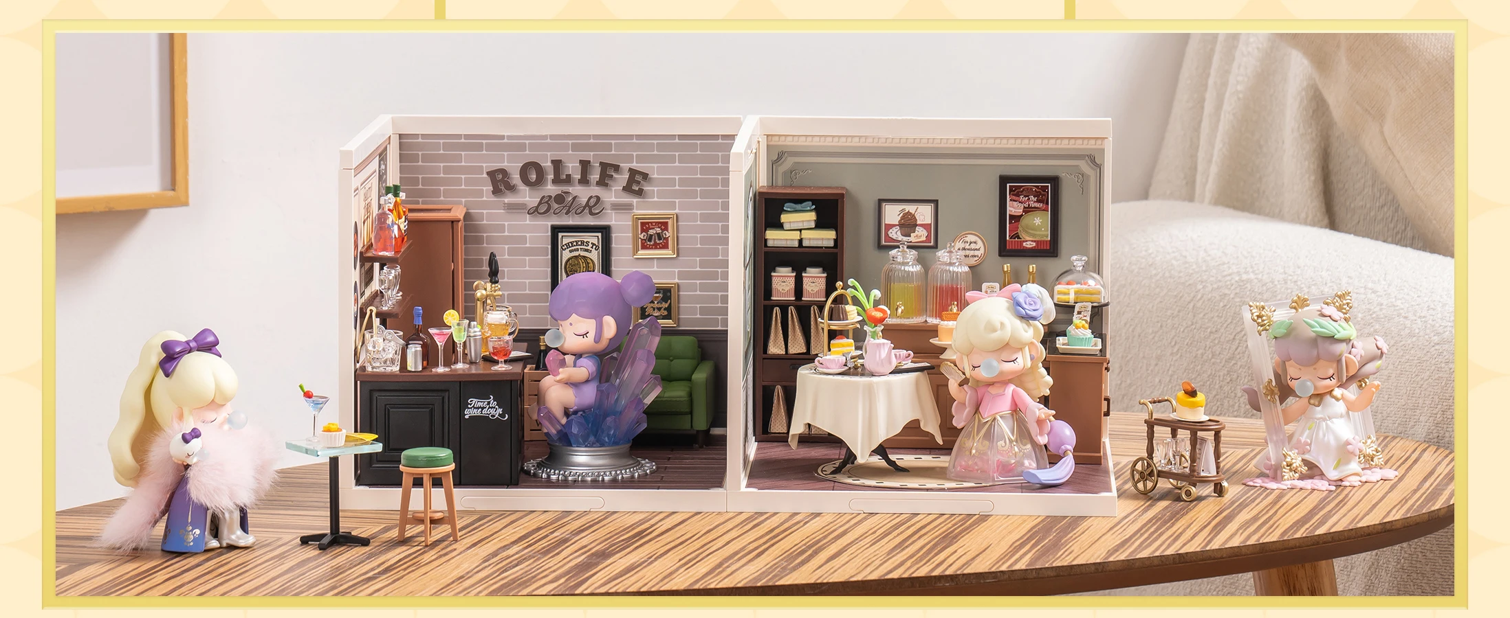 Rolife Nanci Blind Box Nanci's Museum of Fantasy Action Figure Collectible Doll Toys Surprise Box for Kids Friends Adults
