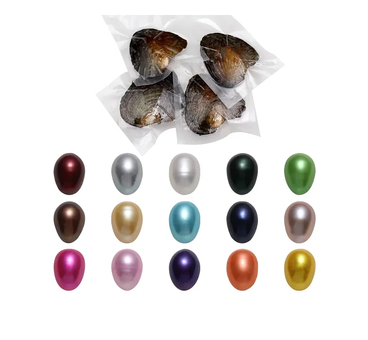 50pcs/Lot Natural Cultured Oyster Freshwater Pearl Mixed Colors Shape for Jewelry Making DIY Handmade Love Wish Gift