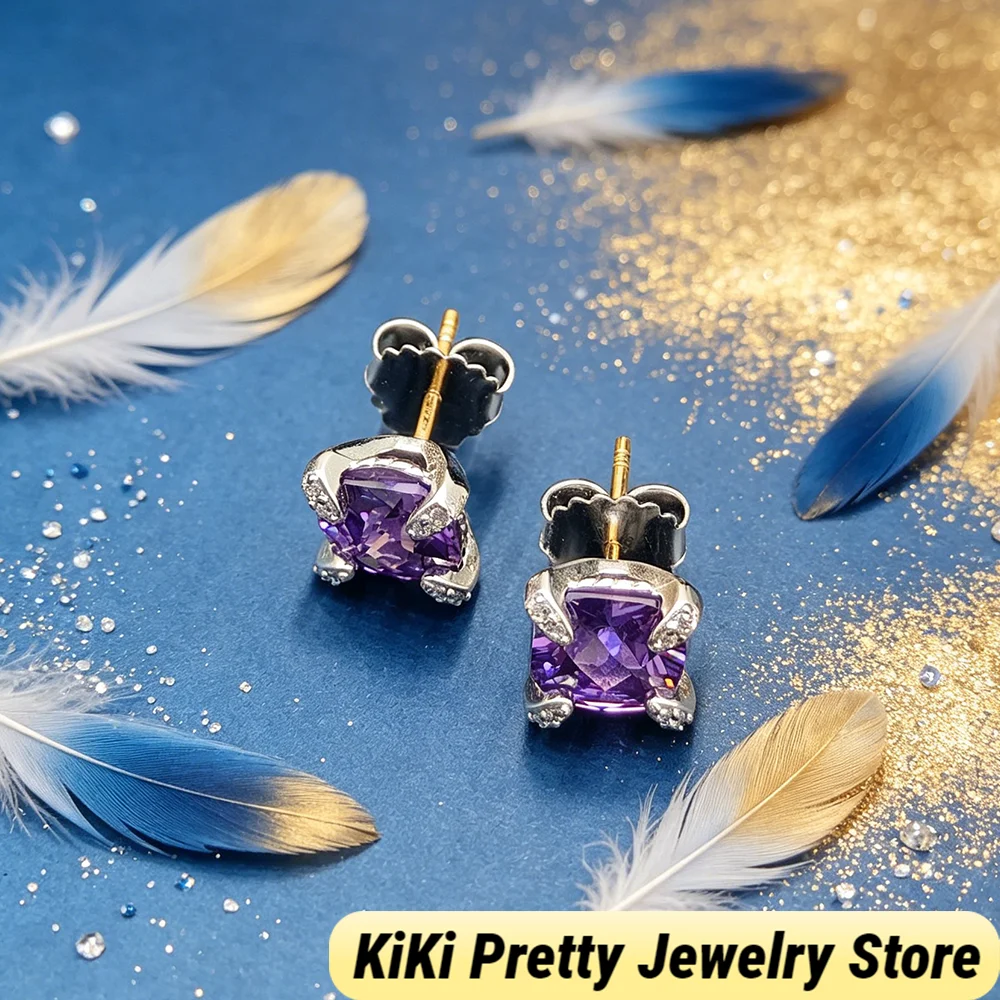 2026 New DV Fashionable Earrings Inlaid with Beautiful Zircon,Luxury Jewelry Gift,Effortless Elegance for Daily or Special Wear