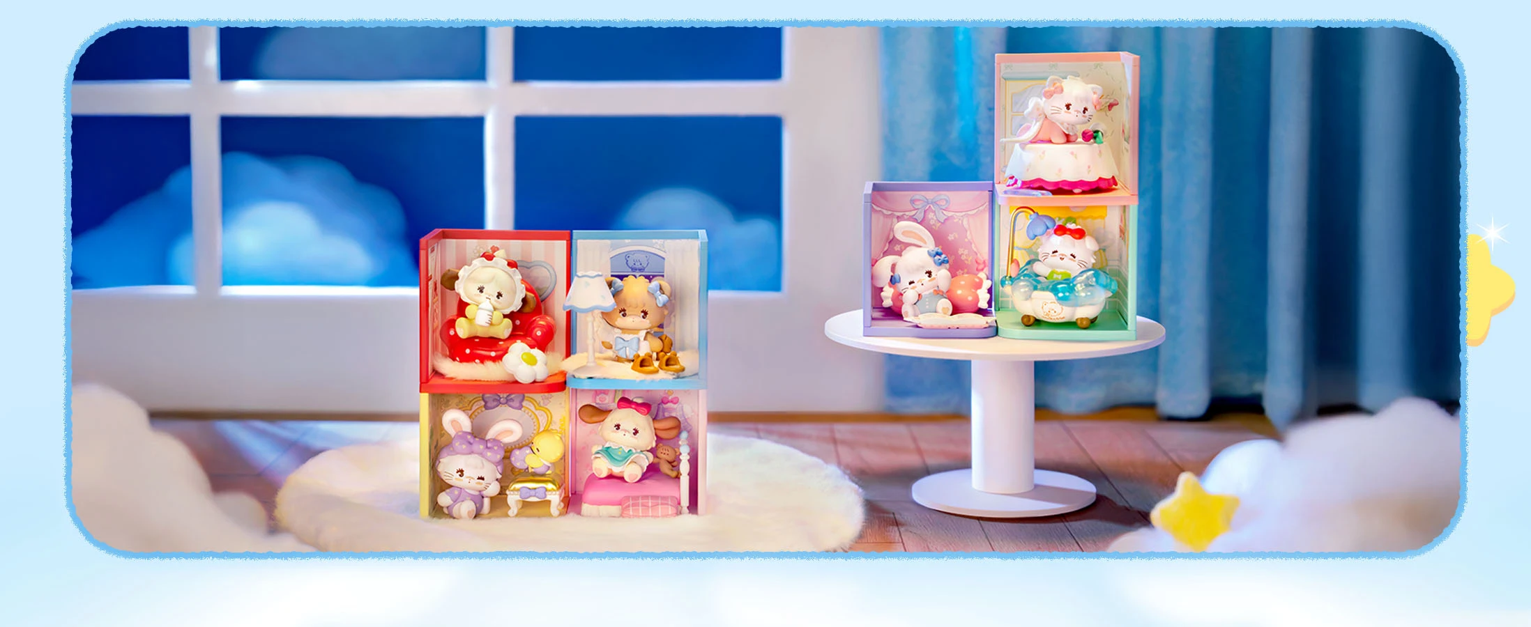 Rolife Blind Box Mikko Babies' Little World Collectible Doll Toys Surprise Figure Dolls for Kids Friends Adults