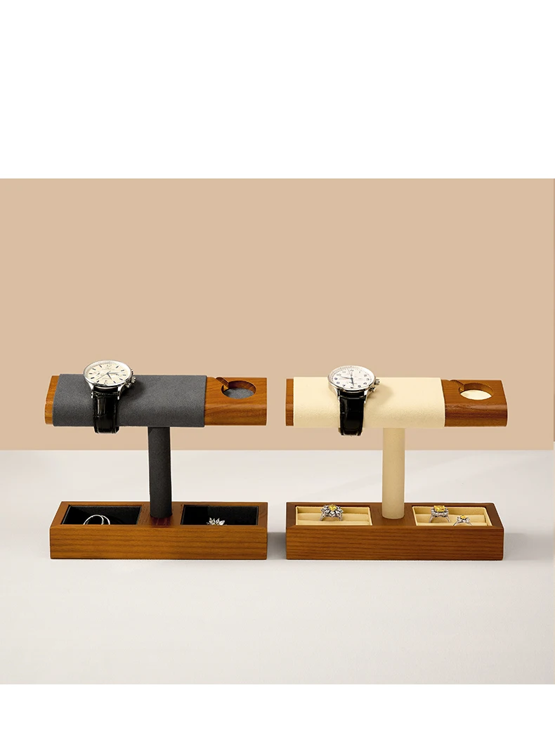 Oirlv Wooden Watch Stand Bracket Charger Dock Station Charging Holder for Apple Watch Stand Wrist Watch Jewelry Storage Rack