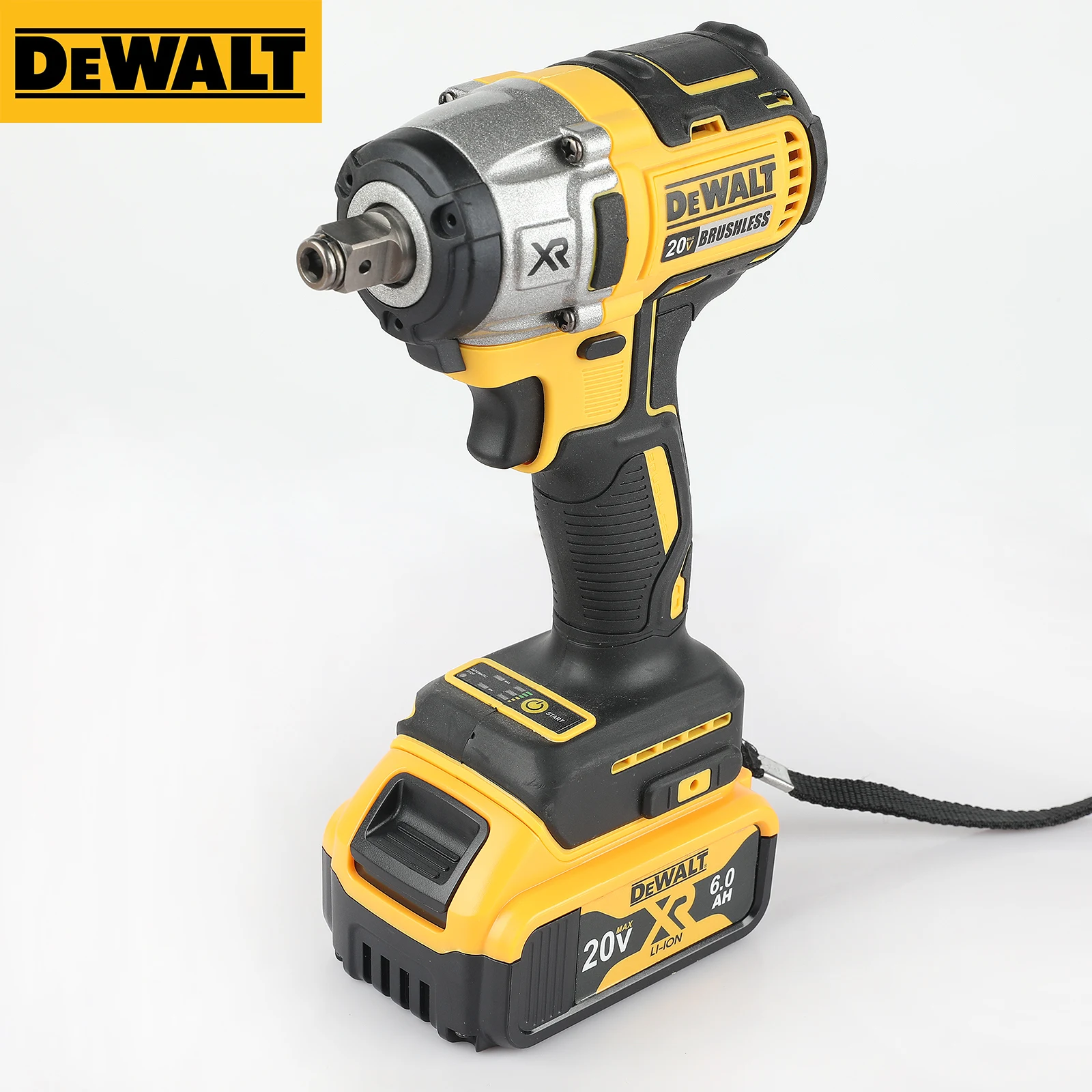 DeWalt DCF880 20V Max XR Brushless Cordless Impact Wrench, 205Nm Torque Multifunctional Portable Tool for Auto Repair