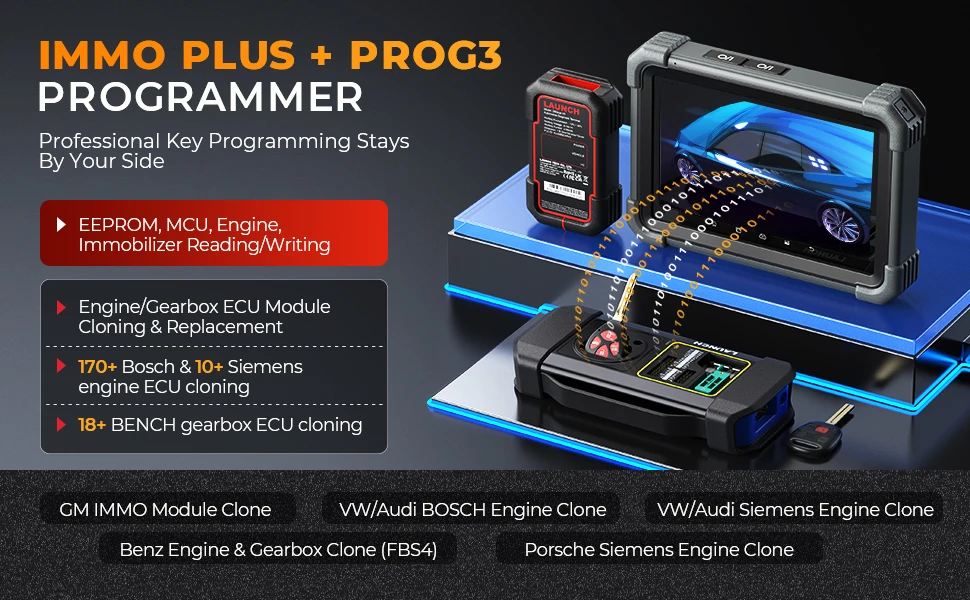 Launch X431 IMMO Plus Car Key Programmer Programming Tool Automotive Diagnostic Scanner Auto Diagnosis Immobilizer