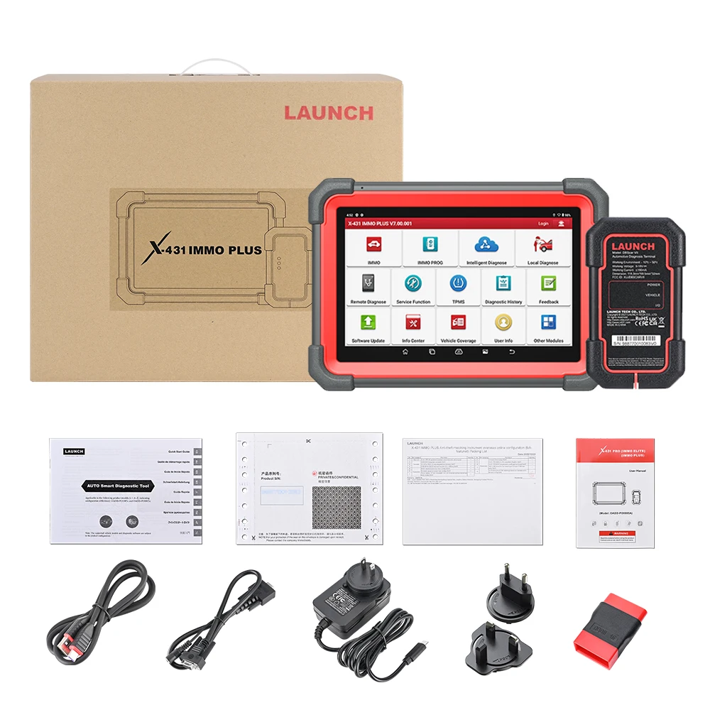 Launch X431 IMMO Plus Car Key Programmer Programming Tool Automotive Diagnostic Scanner Auto Diagnosis Immobilizer