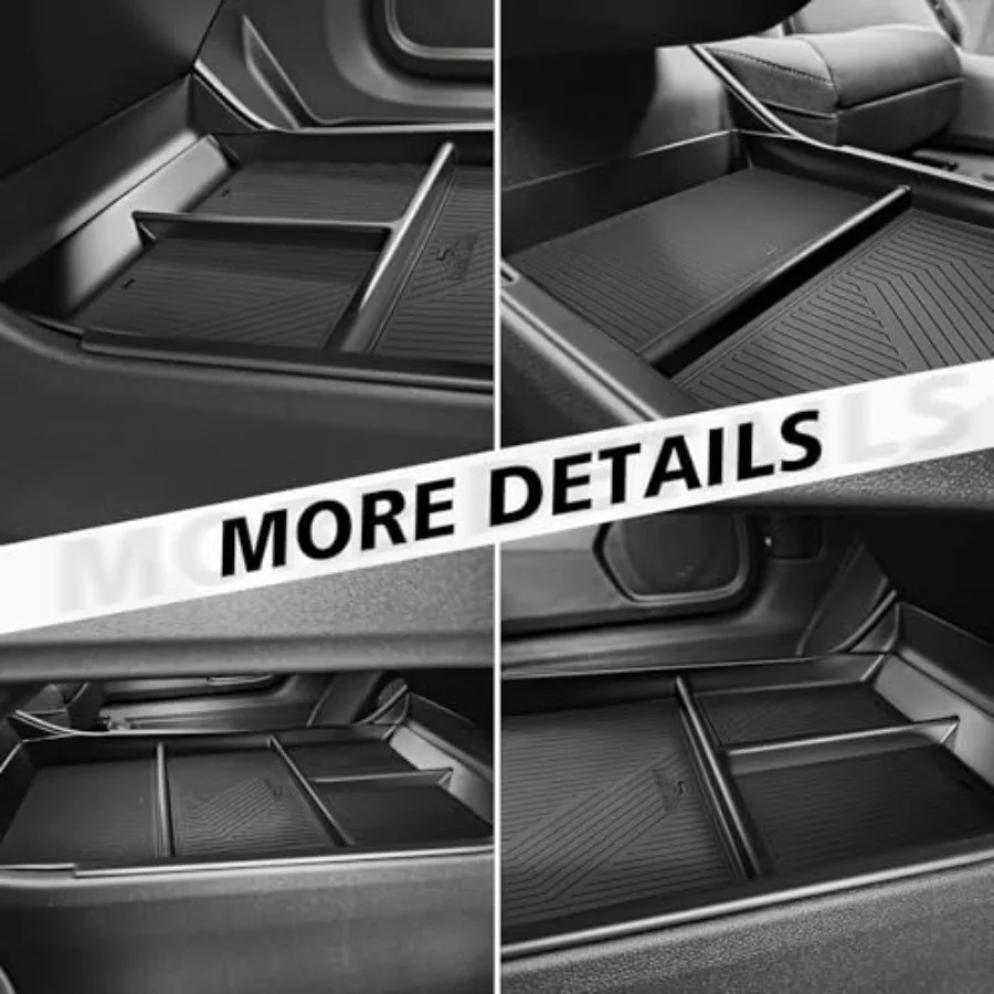 2PCS Center Console Organizers Compatible with Honda Prologue 2026 2025 2024 Accessories Storage Tray Easy to Install and Clean