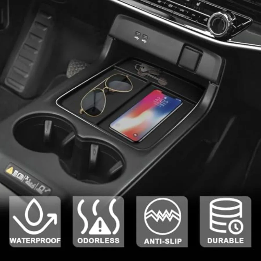 2PCS Center Console Organizers Compatible with Honda Prologue 2026 2025 2024 Accessories Storage Tray Easy to Install and Clean