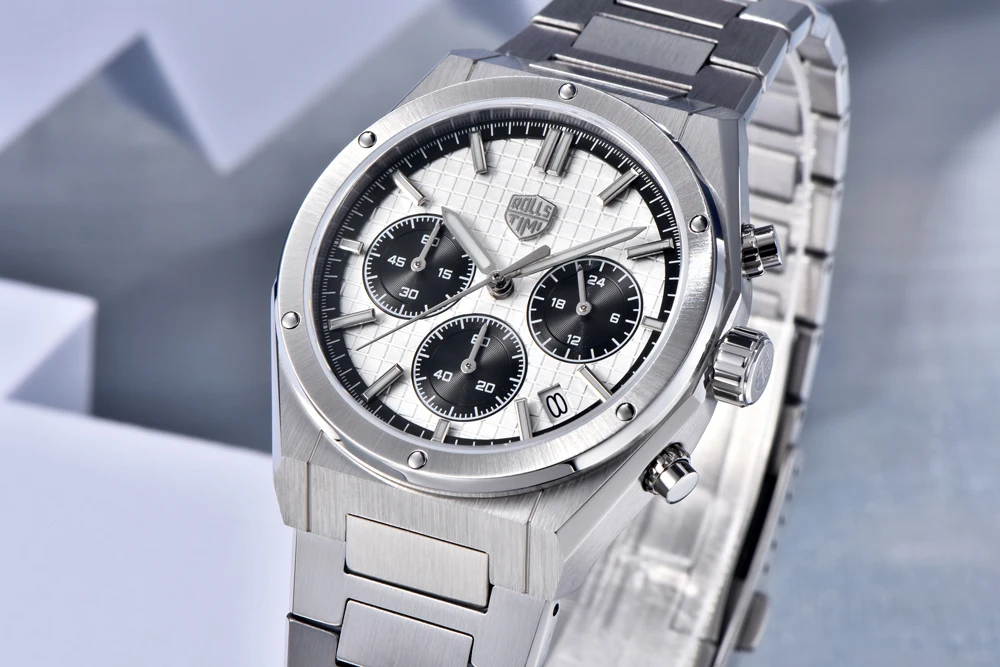 2026 New RollsTimi Men's Watches Luxury Quartz Man Speed Sports Chronograph Watch For Men AR Sapphire Waterproof Luminous Stainless Steel Clock