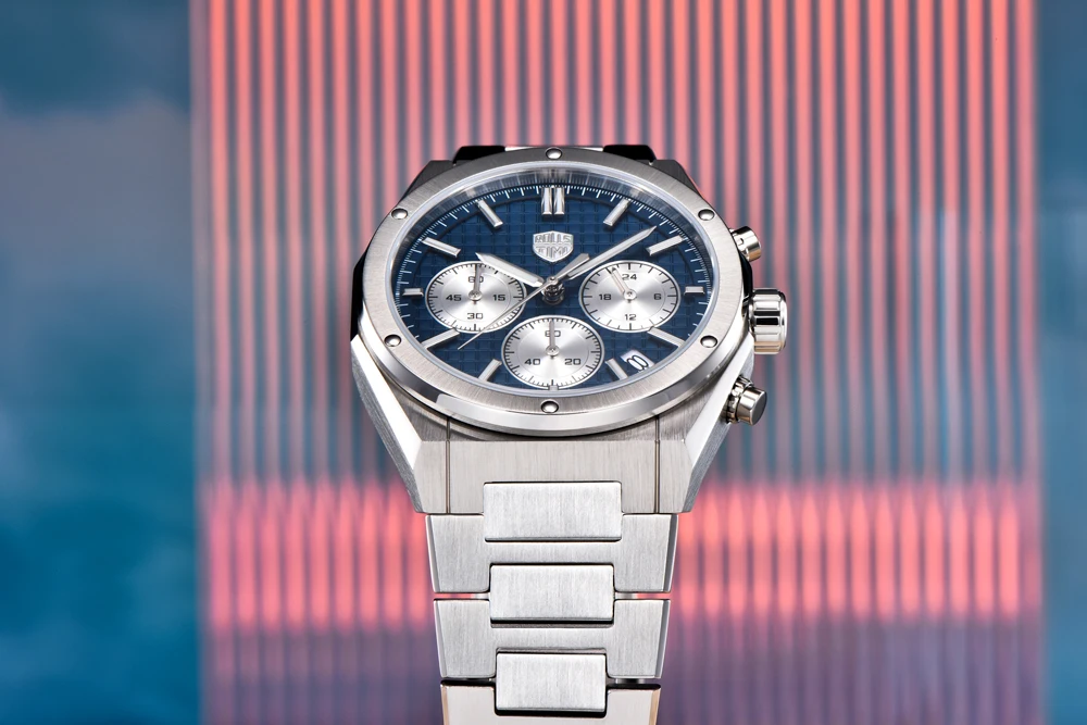 2026 New RollsTimi Men's Watches Luxury Quartz Man Speed Sports Chronograph Watch For Men AR Sapphire Waterproof Luminous Stainless Steel Clock
