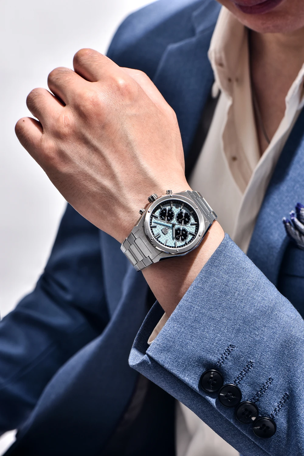 2026 New RollsTimi Men's Watches Luxury Quartz Man Speed Sports Chronograph Watch For Men AR Sapphire Waterproof Luminous Stainless Steel Clock