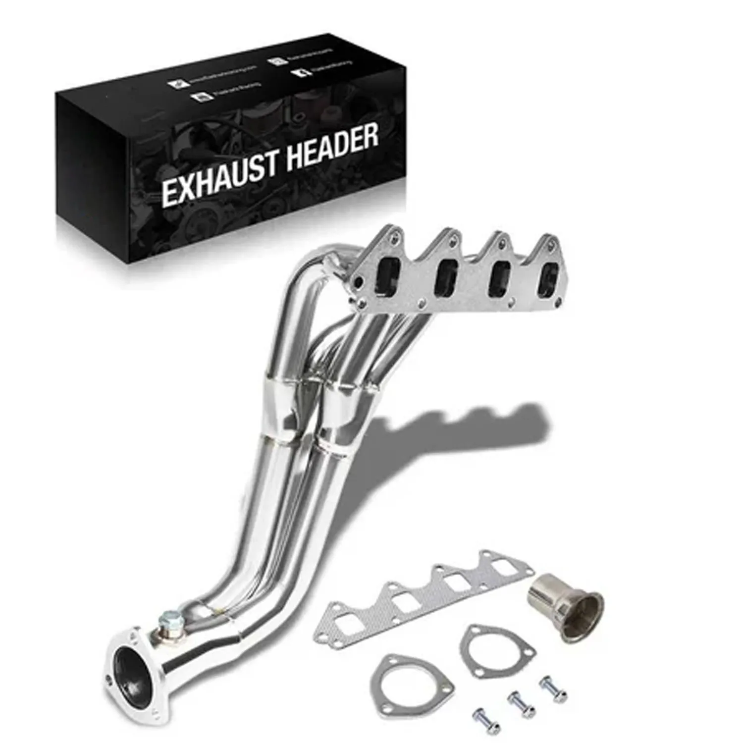 Stainless Steel Exhaust Header for 1986-1996 Suzuki Samurai/Sidekick Geo Tracker 1.3L/1.6L L4