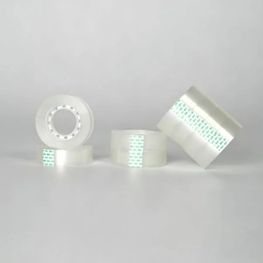 8 Rolls Transparent Tape for Office Home School Christmas Crafts Gift Packaging Invisible Tape Replacement Core